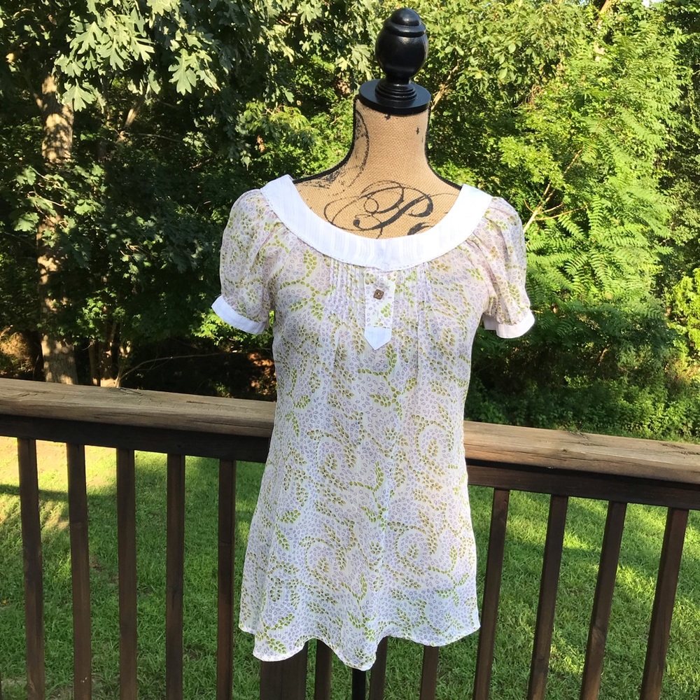 Miss Me Flowy Blouse Chiffon size - S